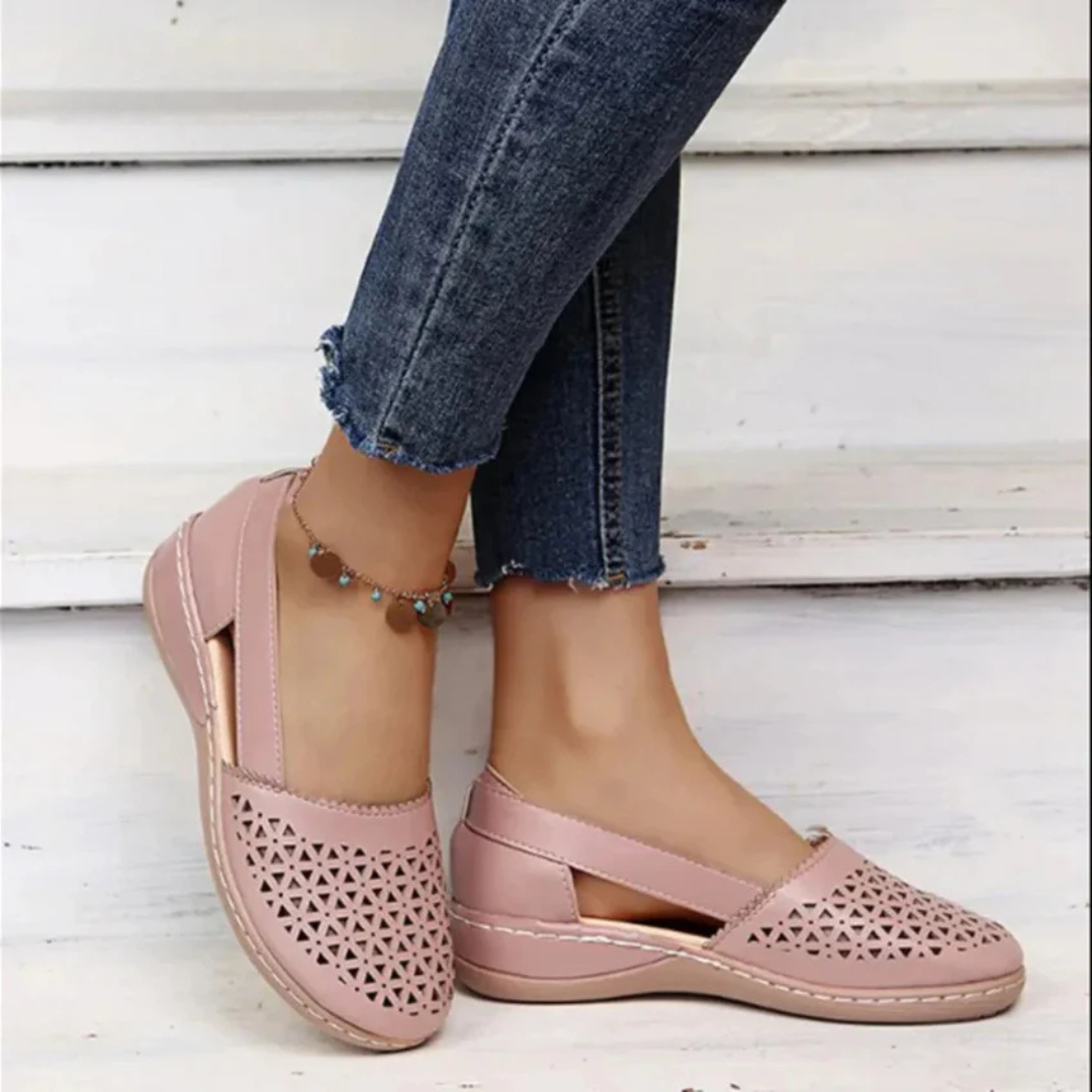 Women's Stylish Women's Cutout Loafers | Slip-On