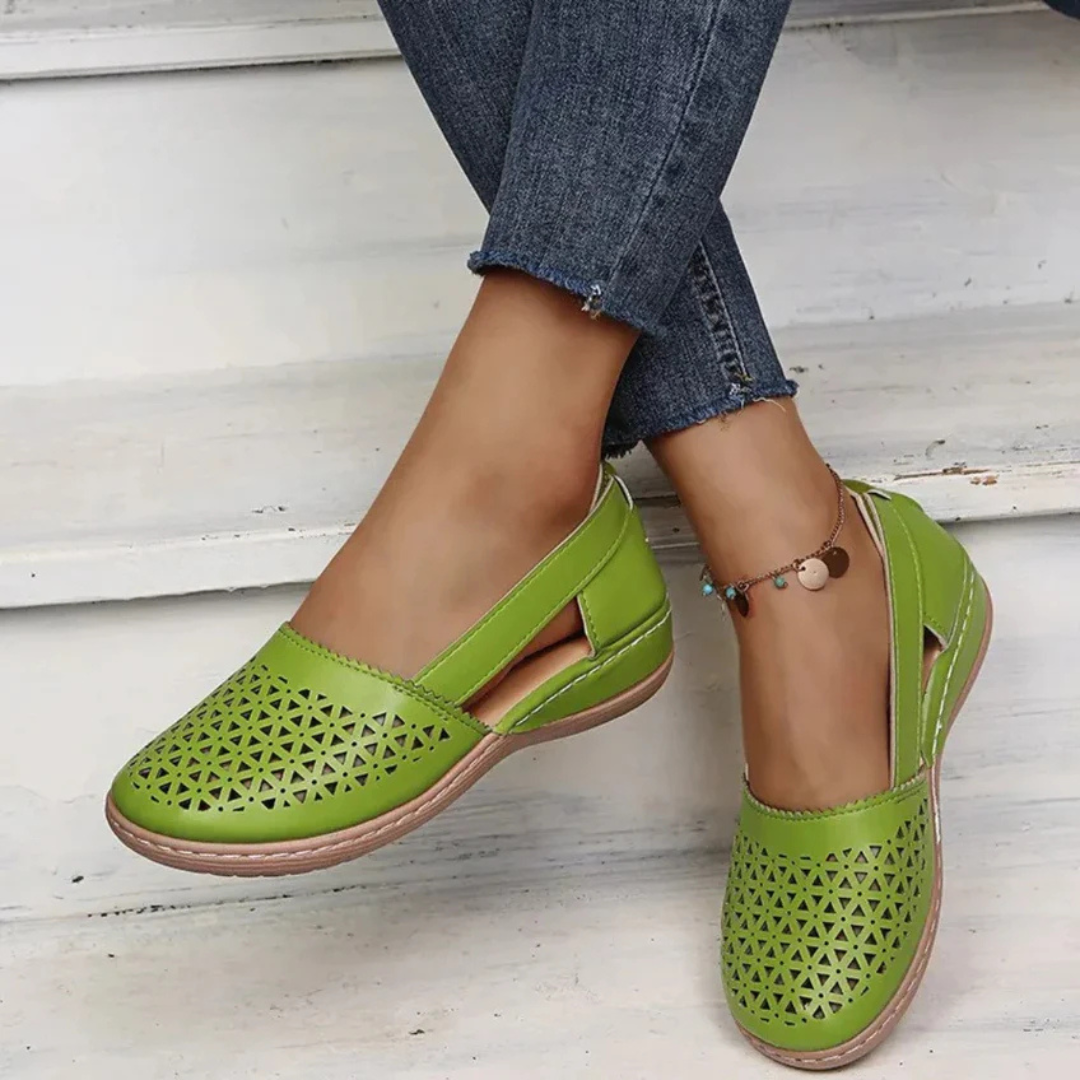 Women's Stylish Women's Cutout Loafers | Slip-On