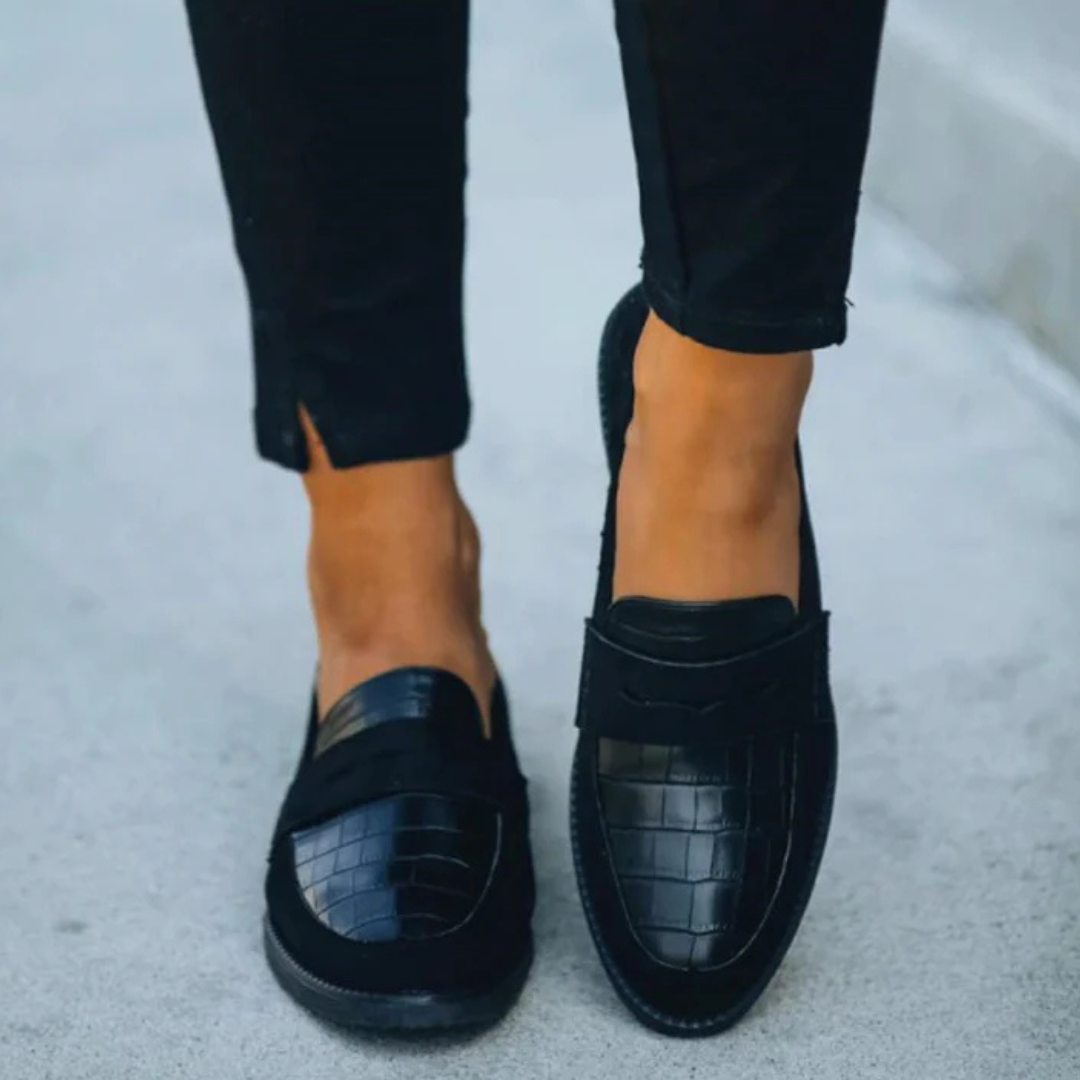 Women's Stylish Slip-On Loafers | Black