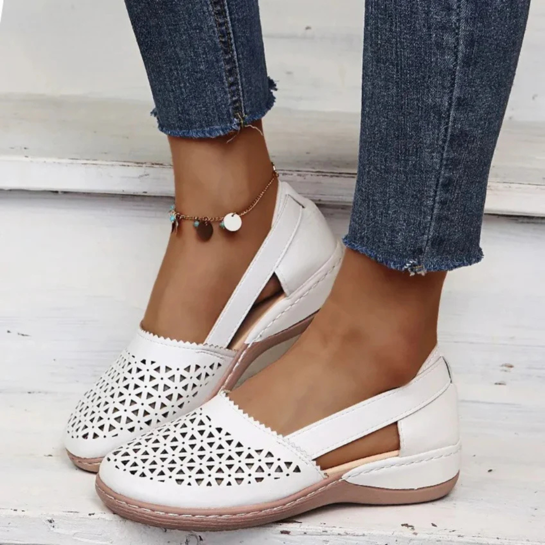 Women's Stylish Women's Cutout Loafers | Slip-On