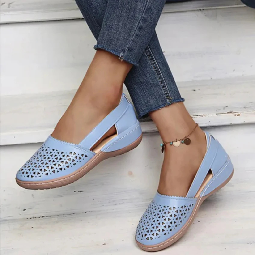 Women's Stylish Women's Cutout Loafers | Slip-On