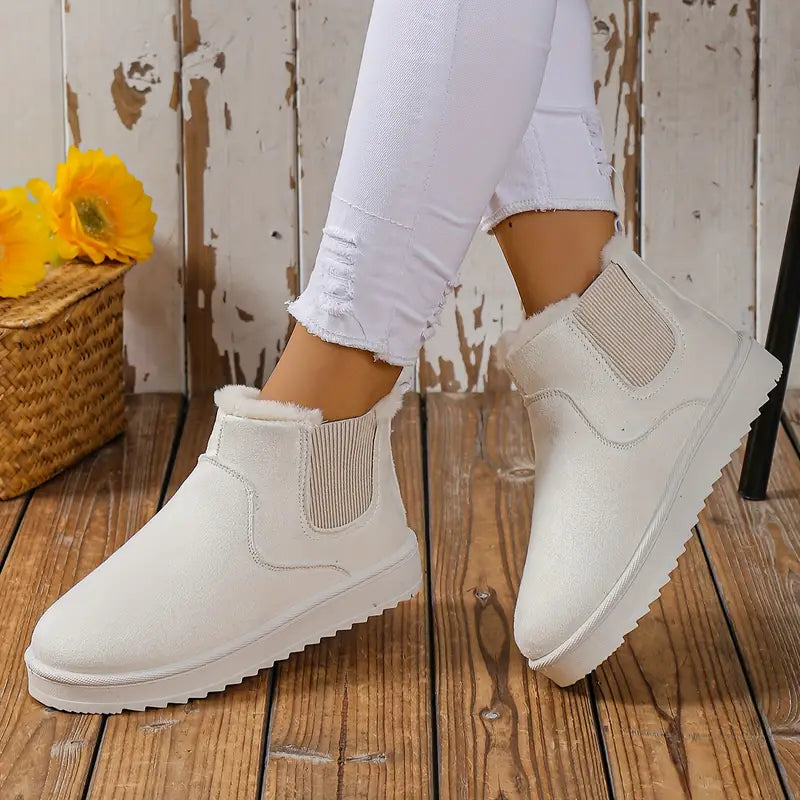 Trendy Women's Winter Ankle Boots | Stylish, Warm & Waterproof Design