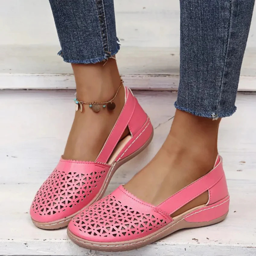 Women's Stylish Women's Cutout Loafers | Slip-On
