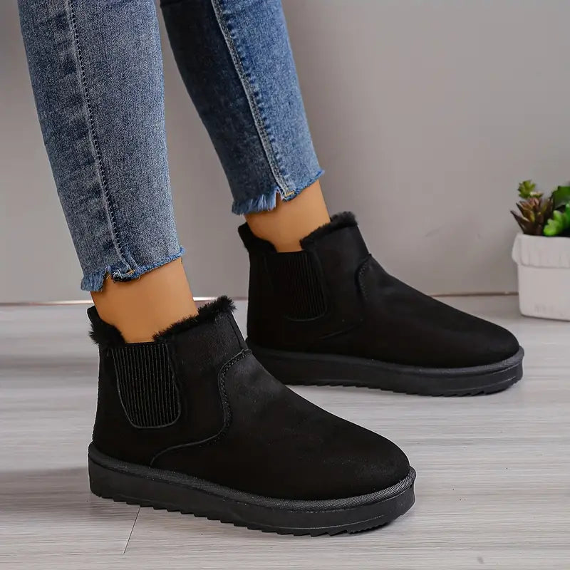 Trendy Women's Winter Ankle Boots | Stylish, Warm & Waterproof Design
