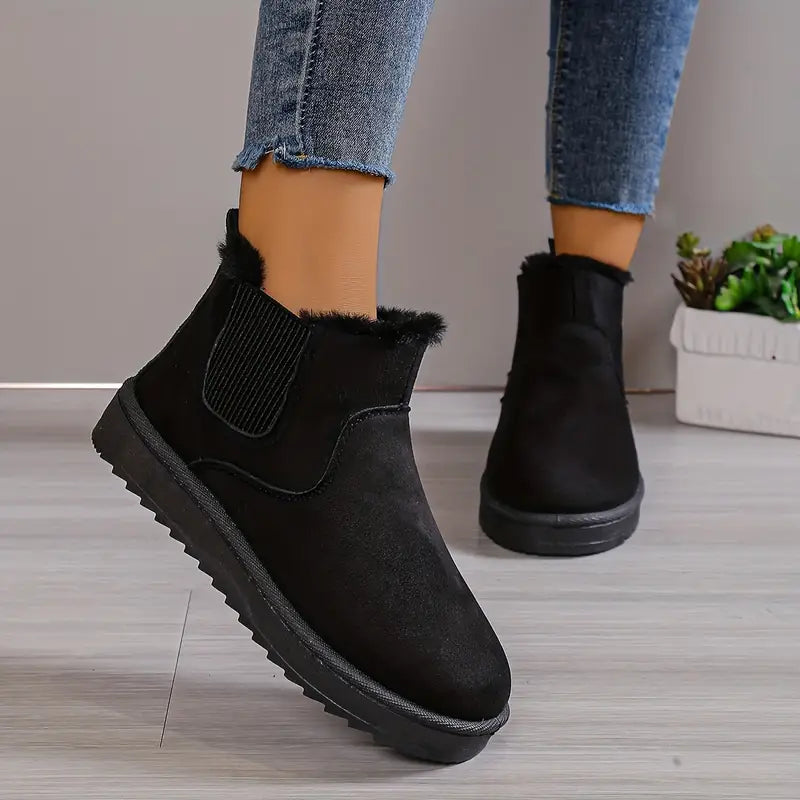 Trendy Women's Winter Ankle Boots | Stylish, Warm & Waterproof Design