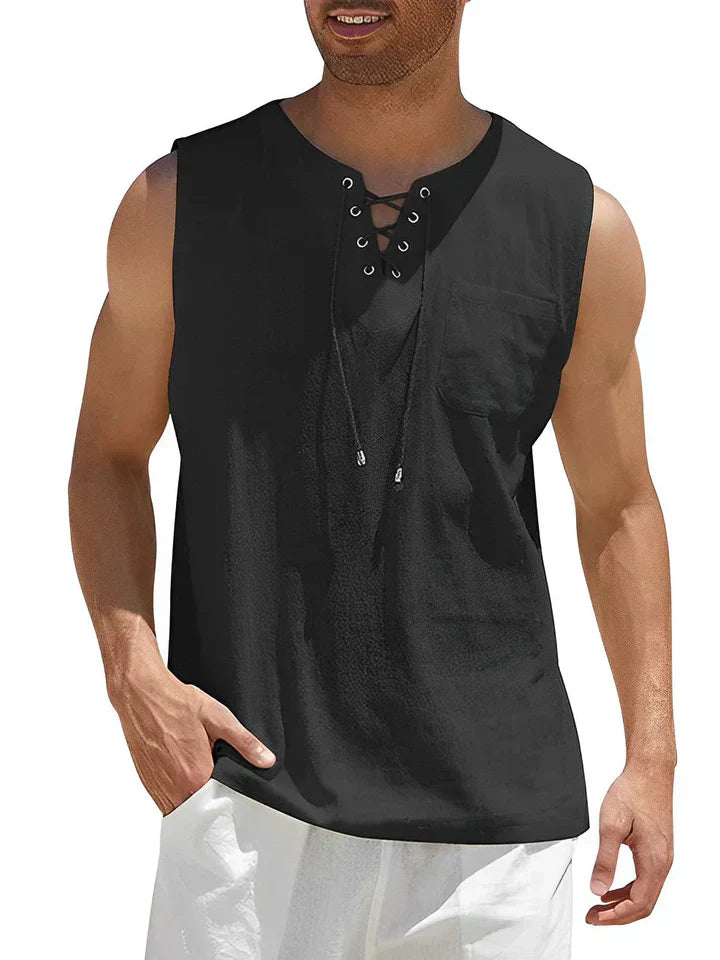 Lyndon | Stylish Men's Summer Vest Top | Lightweight, Breathable, Comfortable