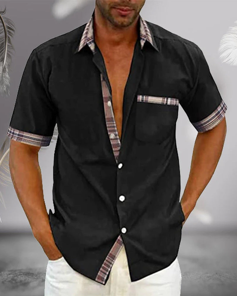 Oliver | Men's Short Sleeve Shirt | Stylish, Comfortable, Versatile Design