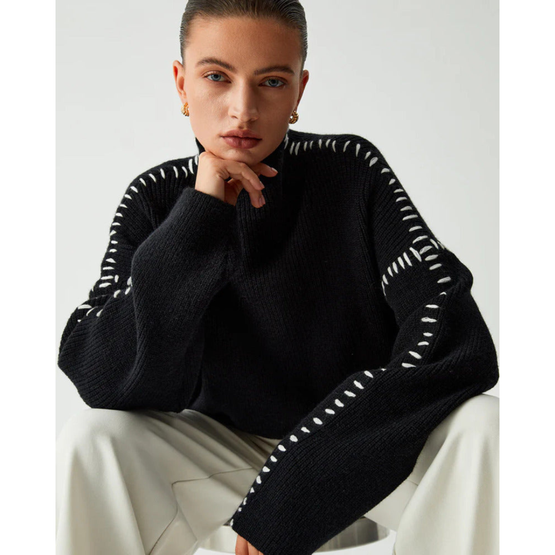 Elowen | Women's Turtleneck Jumper | Long Sleeve, Soft, Stylish Design