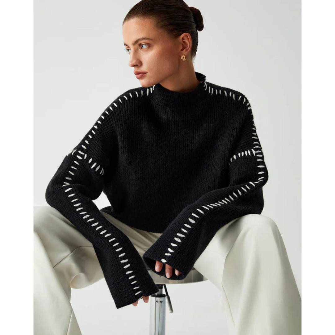 Elowen | Women's Turtleneck Jumper | Long Sleeve, Soft, Stylish Design