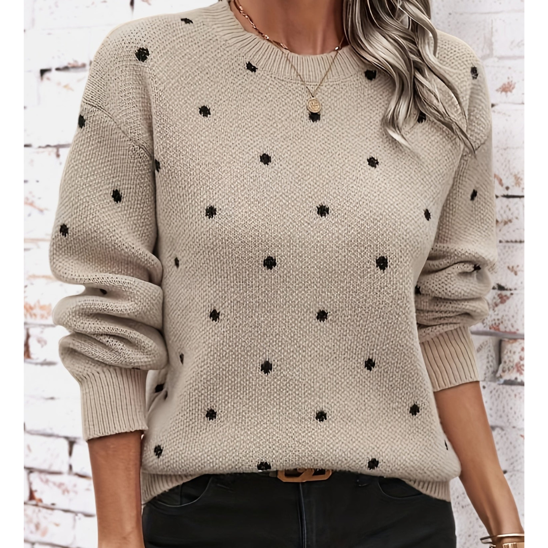 Lysander | Women's Knit Crew Neck Jumper | Cosy, Stylish, Versatile Wear