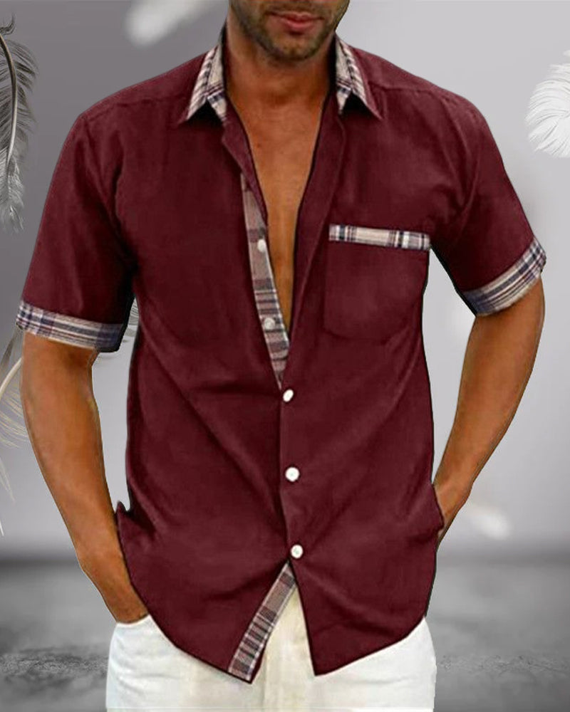 Oliver | Men's Short Sleeve Shirt | Stylish, Comfortable, Versatile Design