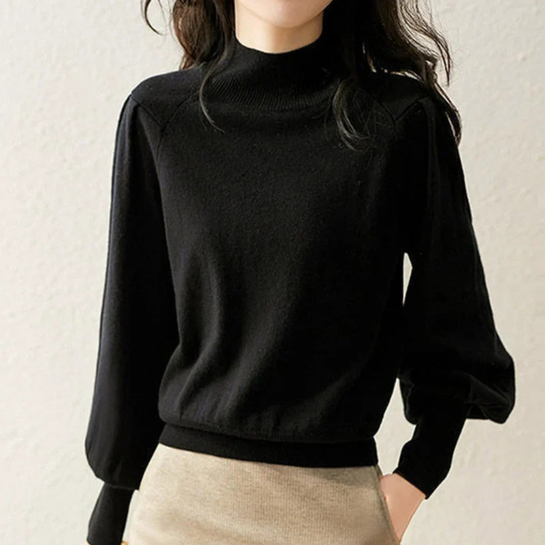 Lyndhurst | Women's Stylish Knit Jumper | Puff Sleeves, Chic Design, Comfortable