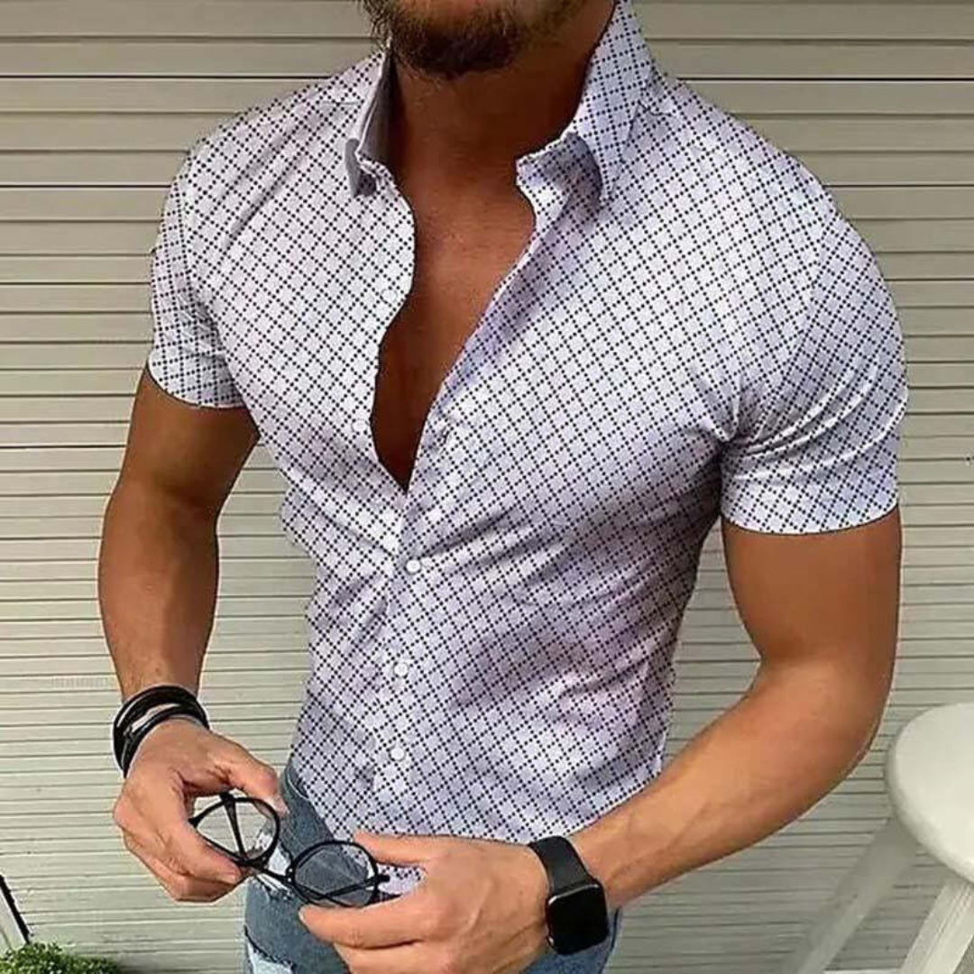 Jasper | Men's Casual Shirt | Short Sleeve, Stylish, Breathable Fabric