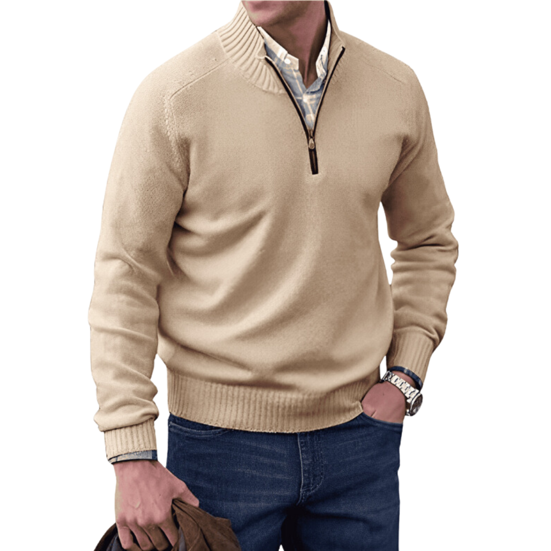 Aldric | Men's Half Zip Sweater | Comfortable, Stylish, Premium Quality