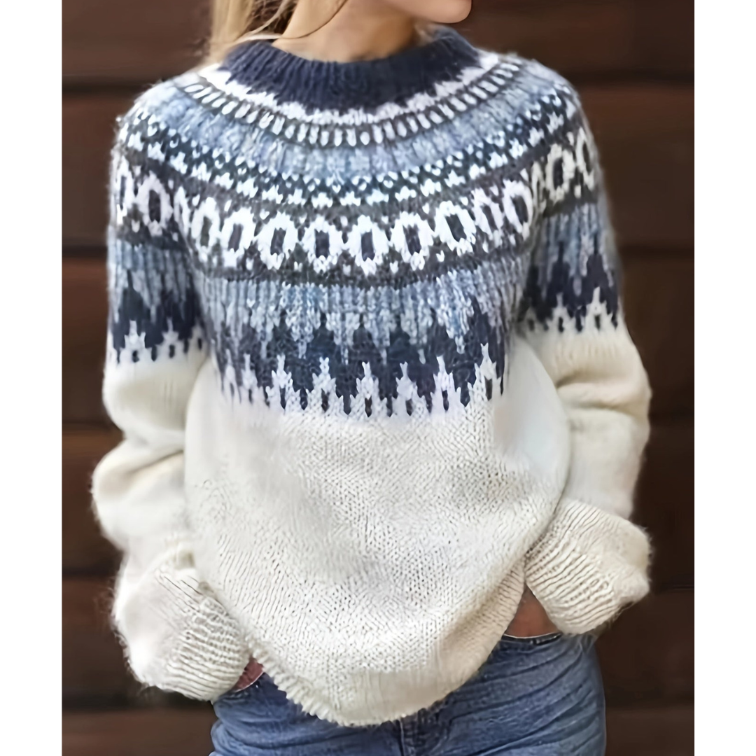 Lunaris | Women's Knitted Long Sleeve Jumper | Cozy, Stylish, Versatile