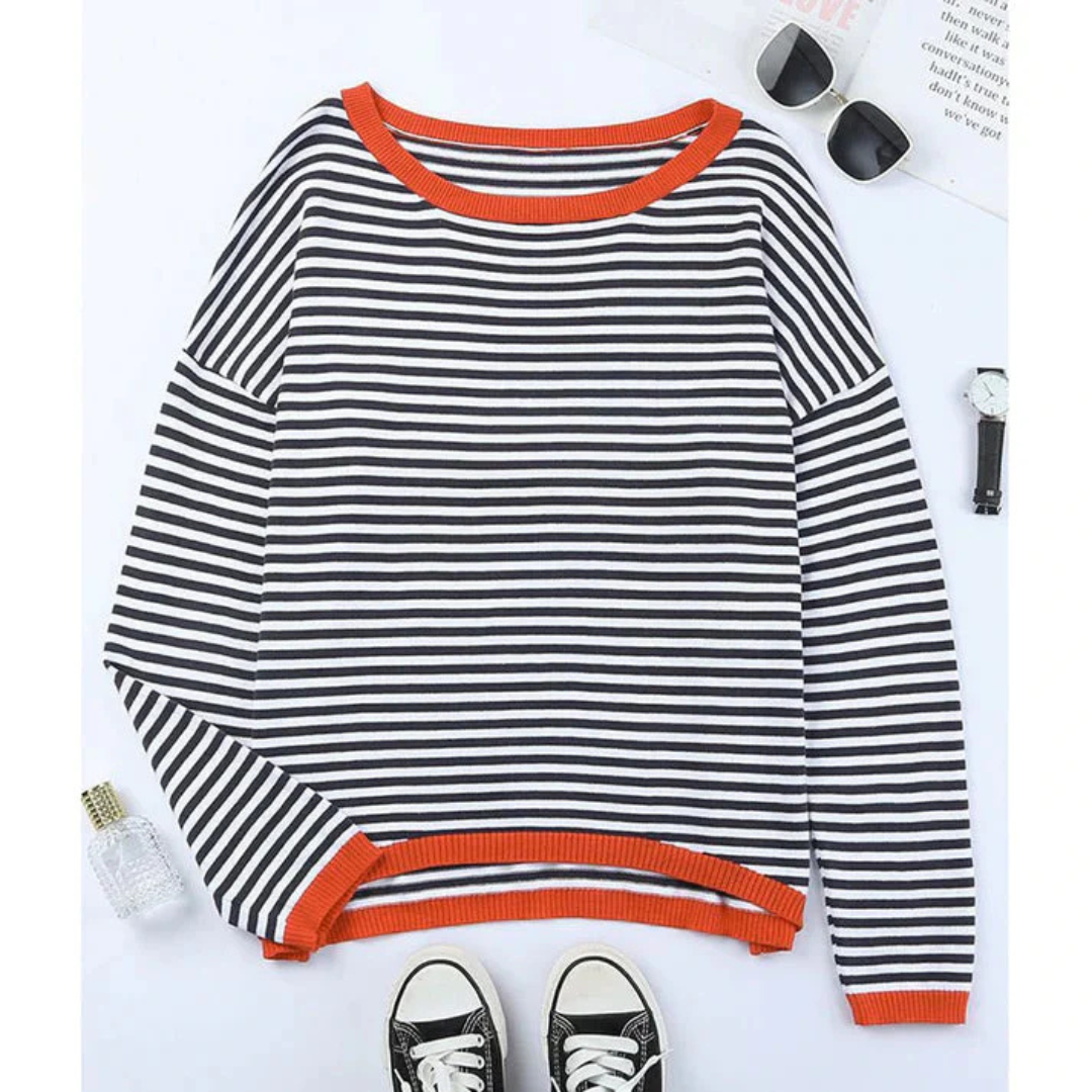 Benson | Women's Striped Pattern Jumper | Long Sleeve, Stylish, Comfortable