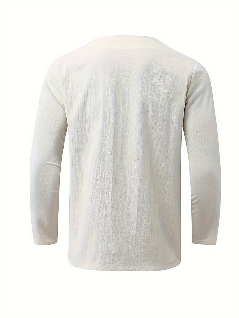 Benson | Drawstring Long Sleeve Men's Shirt | Stylish, Comfortable, Versatile