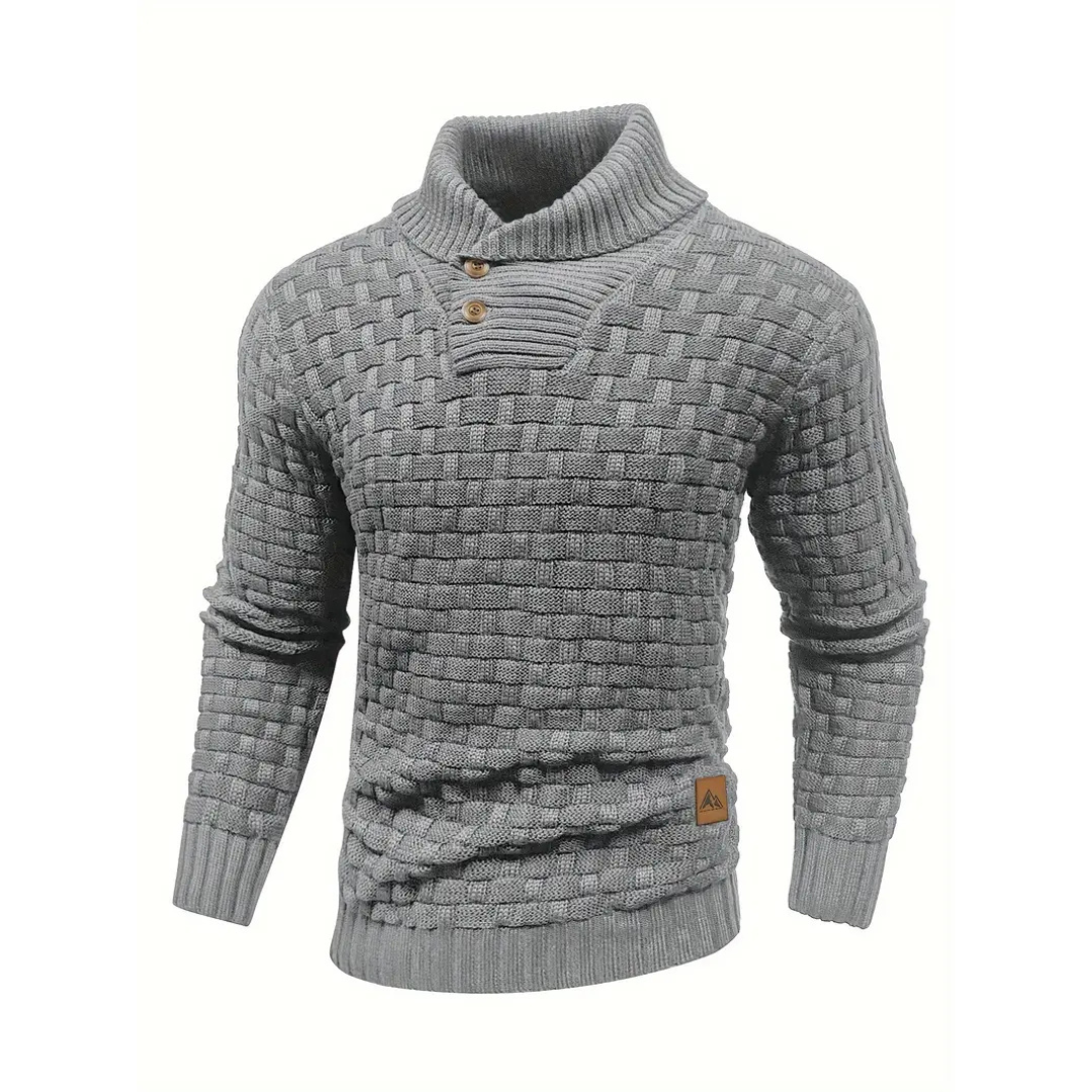 Bramwell | Men's High Neck Knit Jumper | Cosy, Stylish, Comfortable Fit