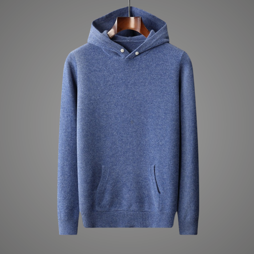 Cavendish | Men's Hooded Long Sleeve Jumper | Cosy, Stylish, Comfortable