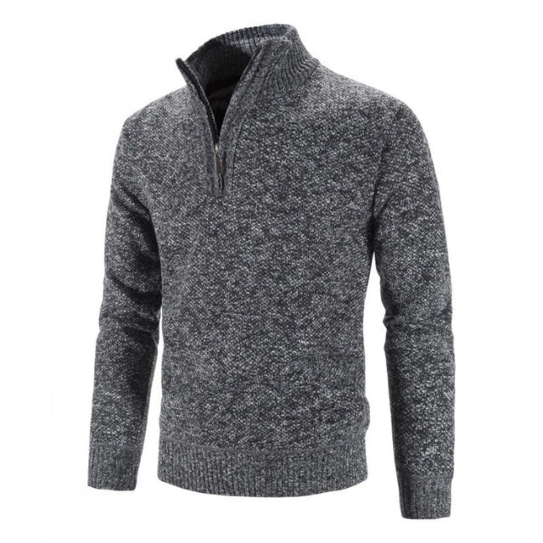 Bramwell | Men's Warm Knit Jumper | Half Zip, Stylish, Comfortable Fit