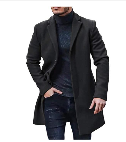 Bramwell | Men's Classic Long Overcoat | Stylish, Warm, and Versatile