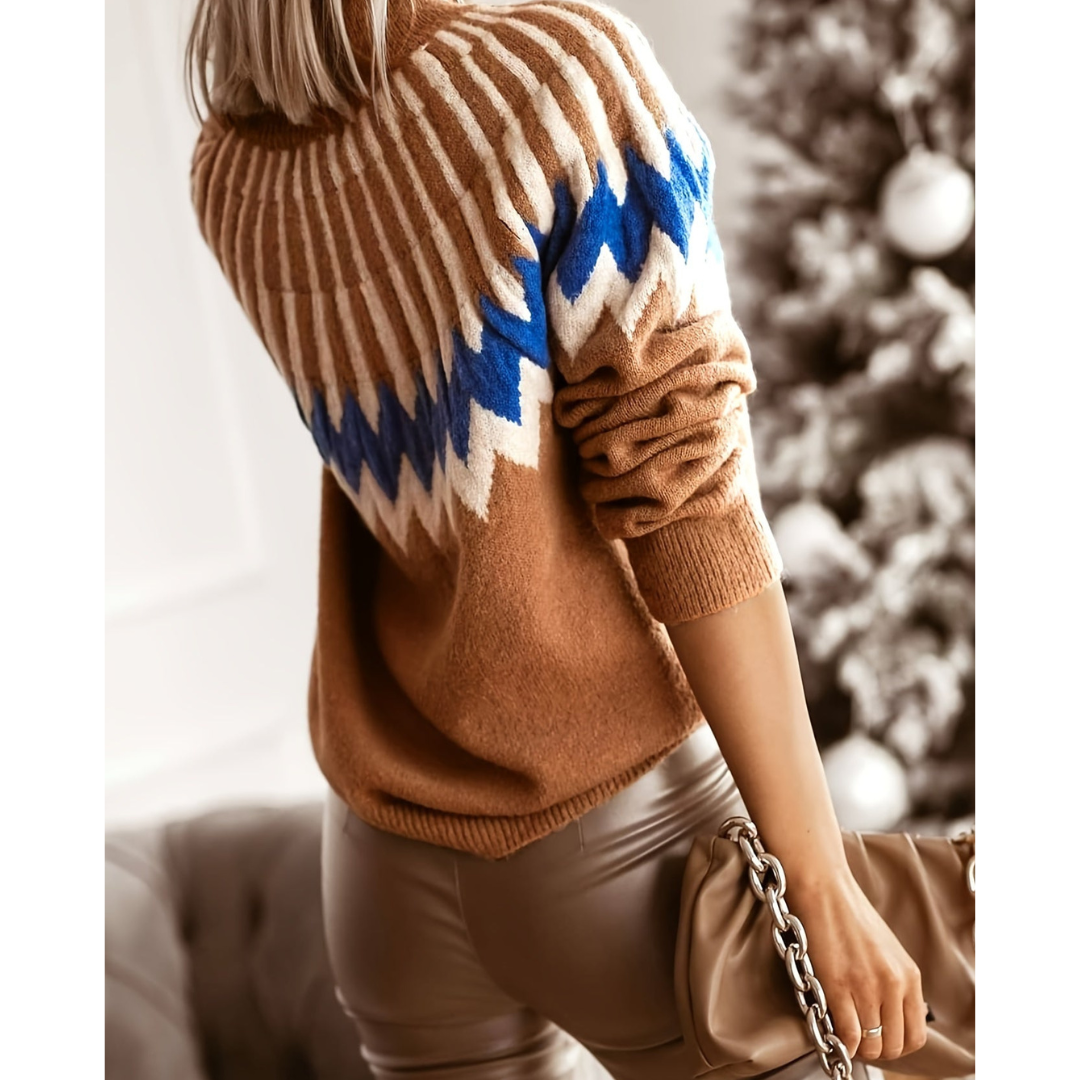 Fentwick | Women's Cozy Knitted Turtleneck Jumper | Soft, Stylish, Warm