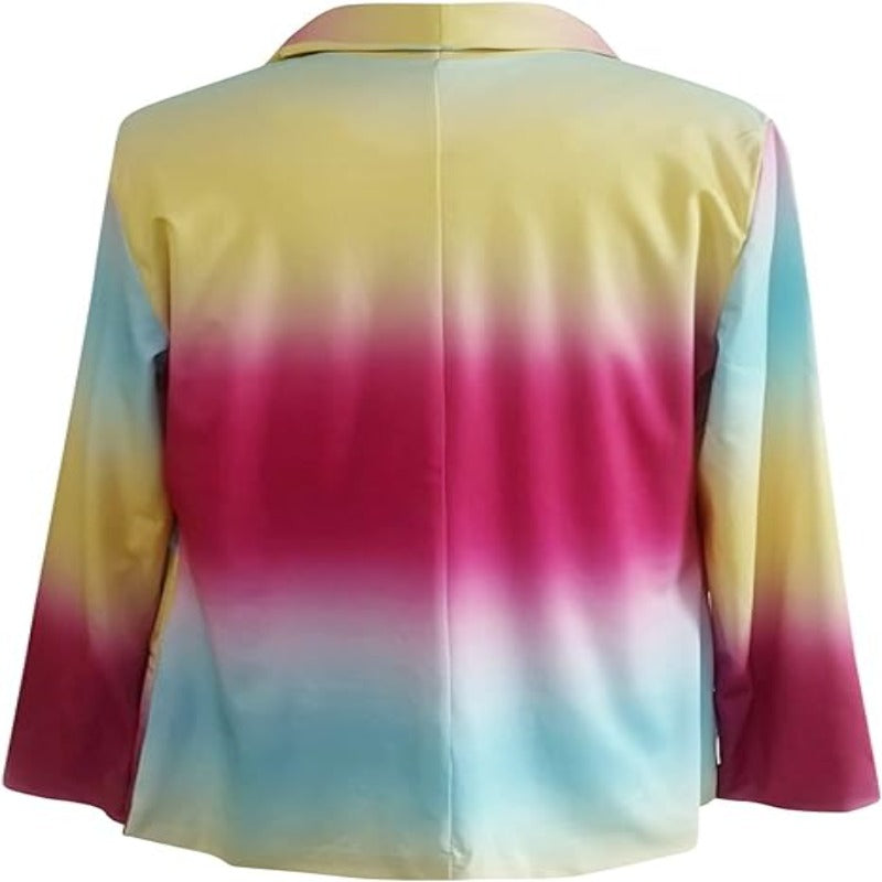 Lysandra | Women's Long Sleeve Tie-Dye Jacket | Stylish, Trendy, Versatile