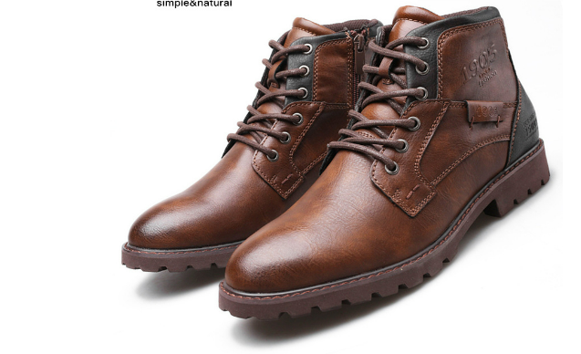 Oliver | Trendy Men's Leather Boots | Durable, Comfortable, Classic Design