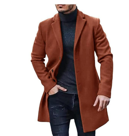 Bramwell | Men's Classic Long Overcoat | Stylish, Warm, and Versatile