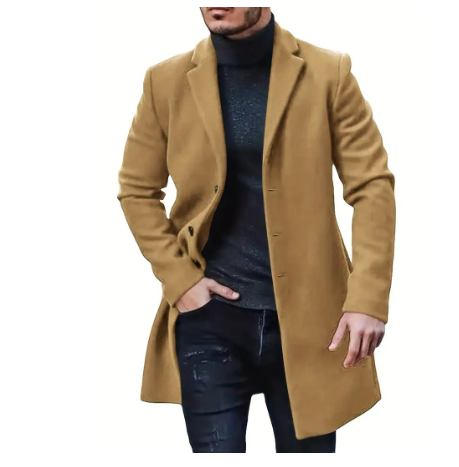 Bramwell | Men's Classic Long Overcoat | Stylish, Warm, and Versatile