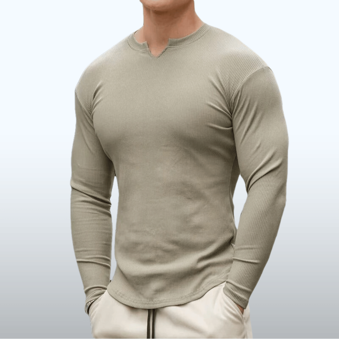 Bennett | Men's Long Sleeve Luxury T-Shirt | Soft, Stylish, Comfortable Fit