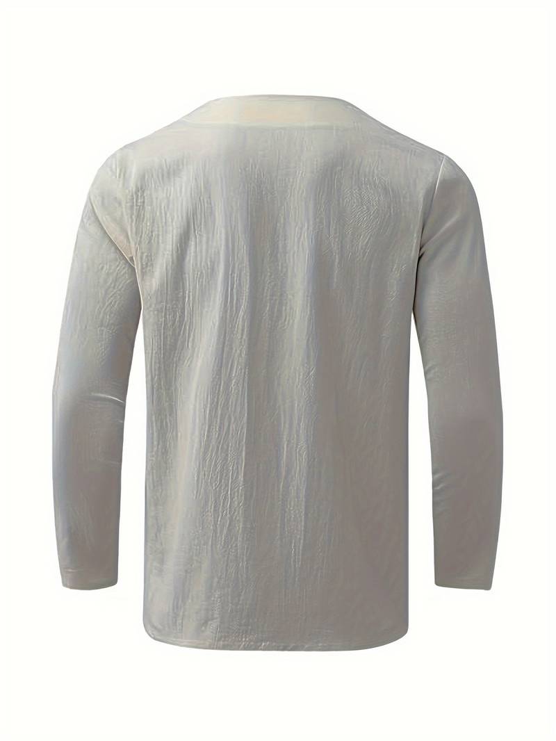 Benson | Drawstring Long Sleeve Men's Shirt | Stylish, Comfortable, Versatile