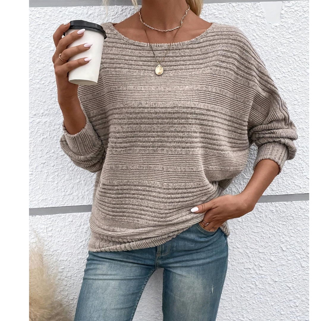 Loxley | Women's Knitted Crew Neck Jumper | Soft, Stylish, and Cosy