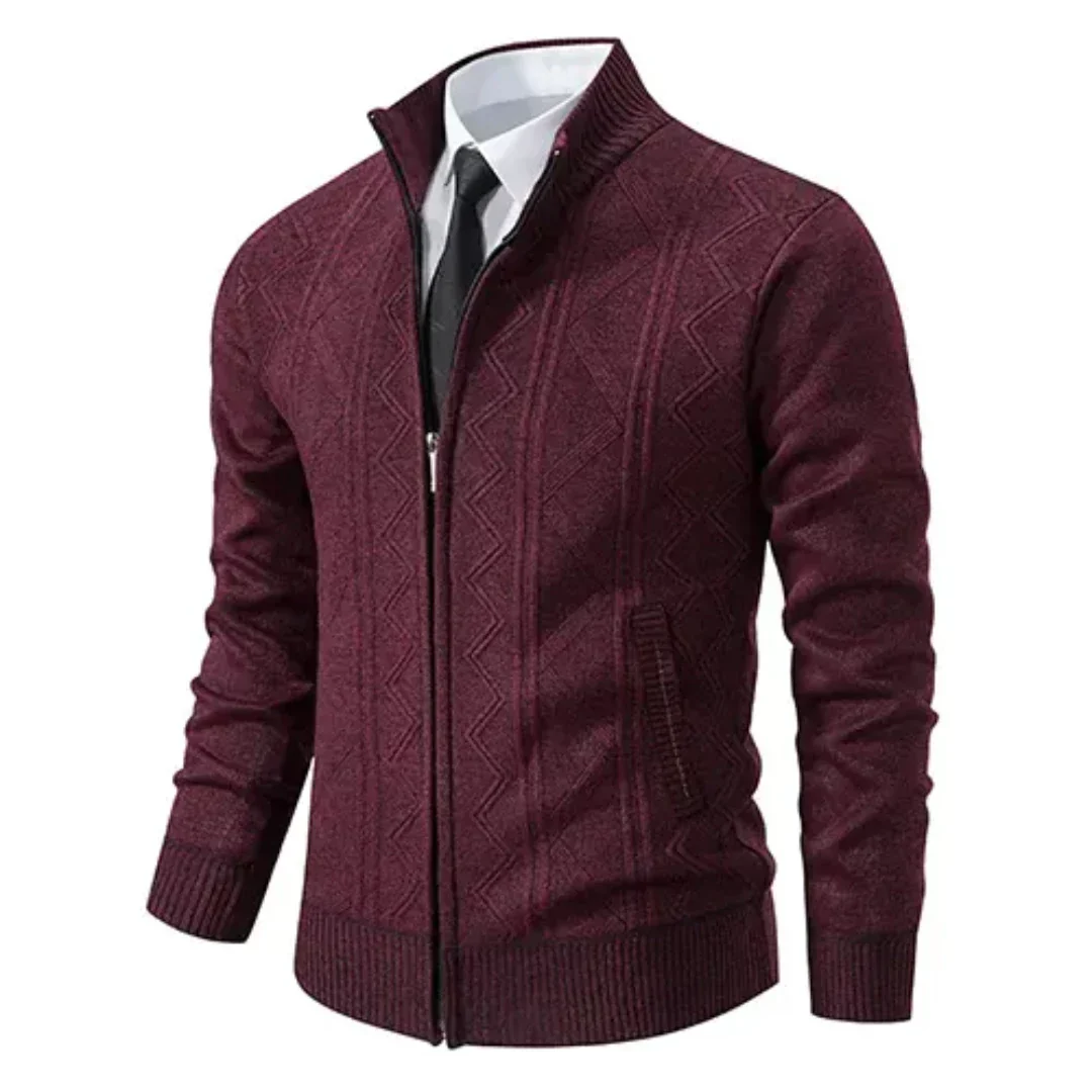 Bramley | Men's Zip-Up Knitted Jacket | Stylish, Comfortable, Versatile Wear