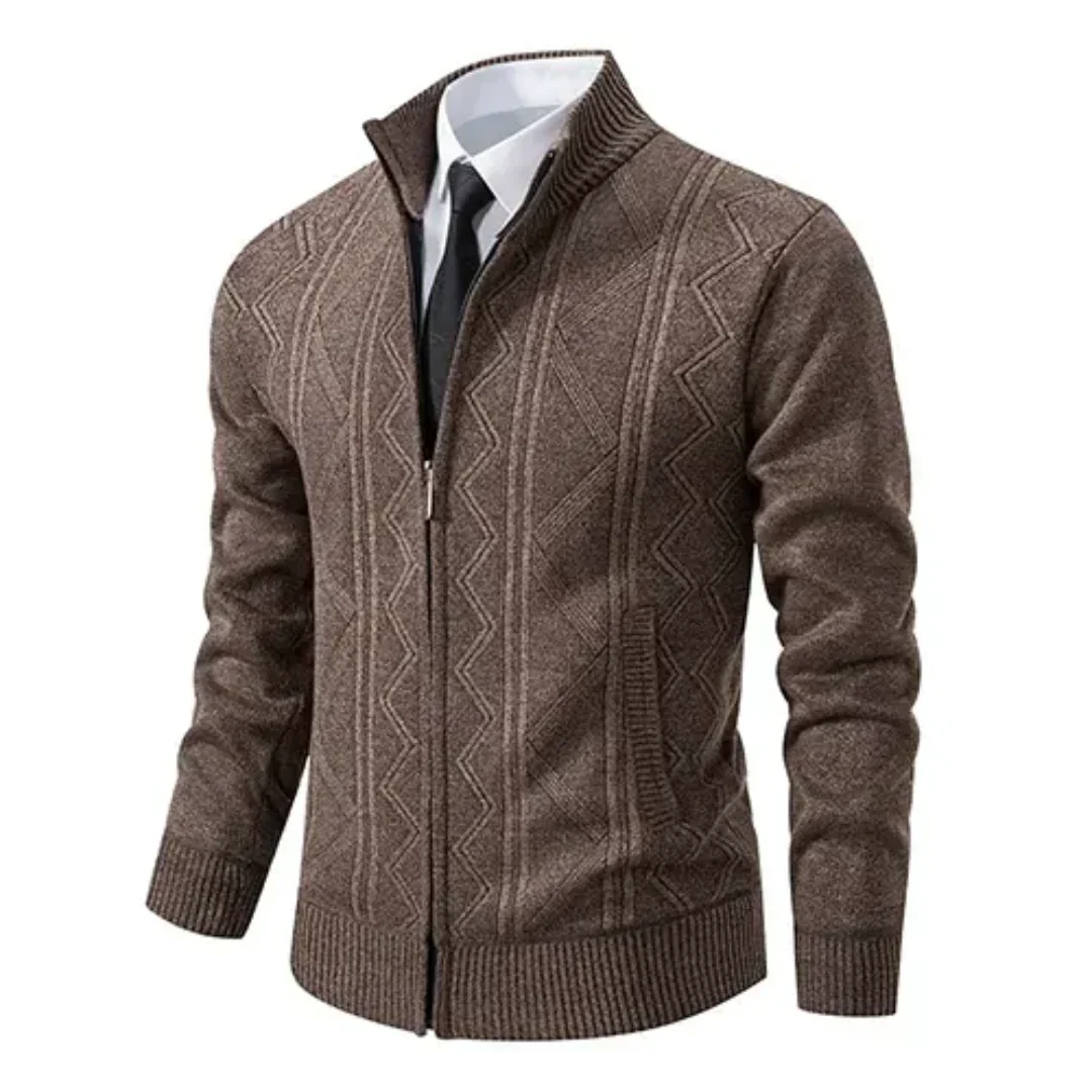 Bramley | Men's Zip-Up Knitted Jacket | Stylish, Comfortable, Versatile Wear