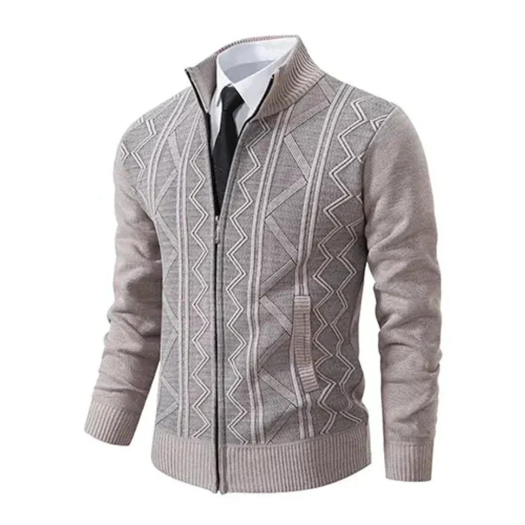 Bramley | Men's Zip-Up Knitted Jacket | Stylish, Comfortable, Versatile Wear