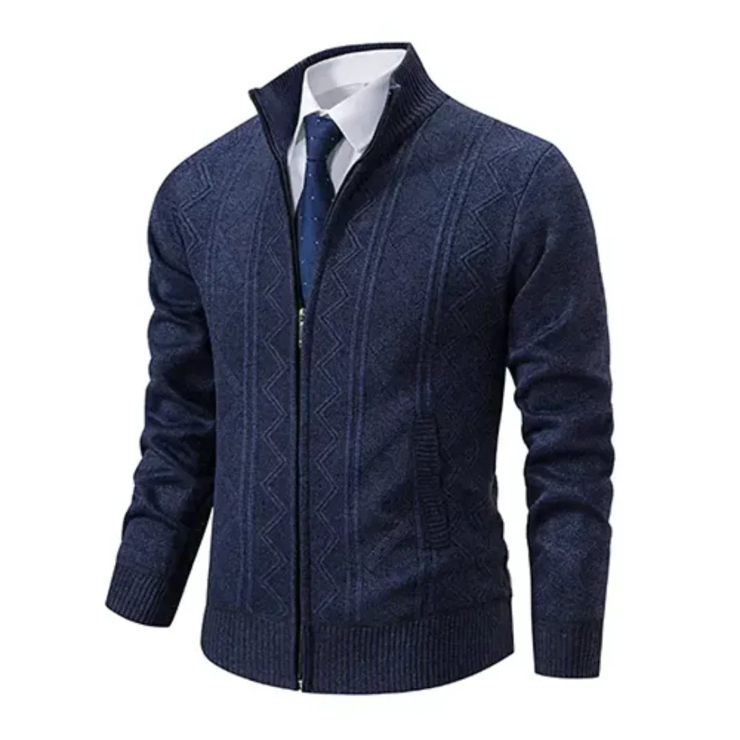 Bramley | Men's Zip-Up Knitted Jacket | Stylish, Comfortable, Versatile Wear