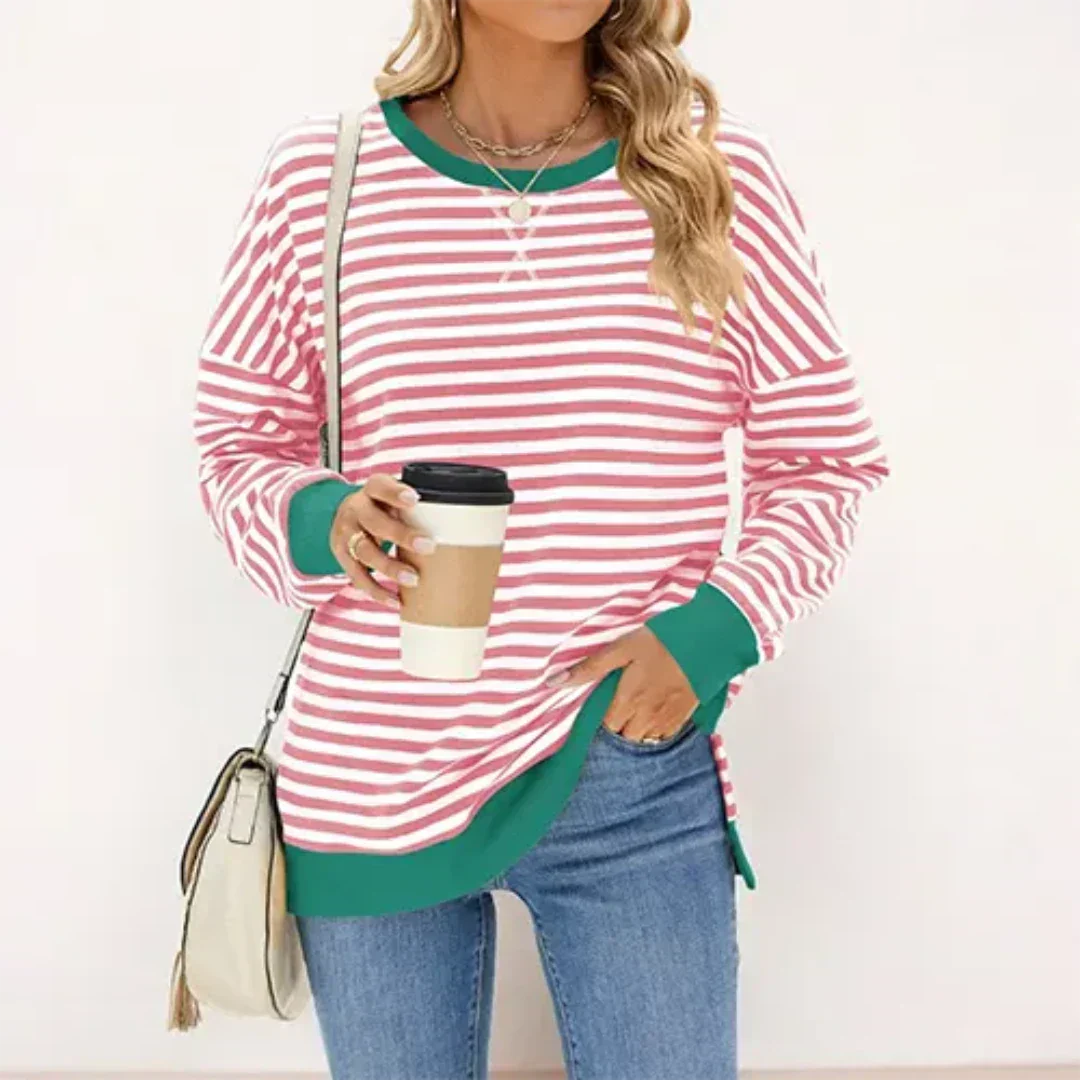 Bramblewood | Women's Stylish Striped Jumper | Cozy, Fashionable, Versatile