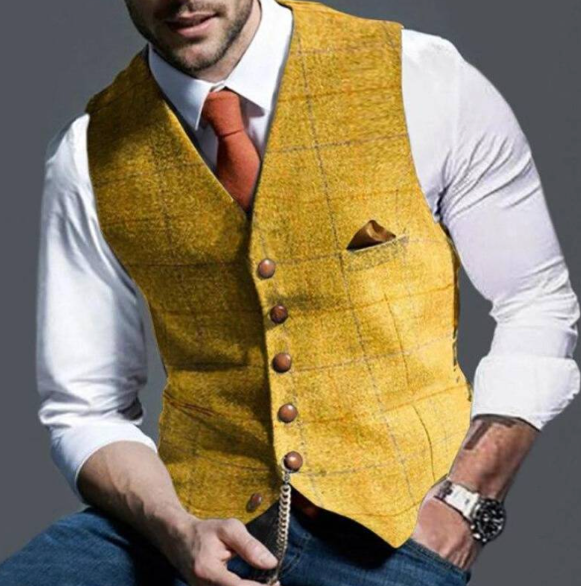 Elysium | Men's Classic Waistcoat | Stylish, Tailored Fit, Timeless Design