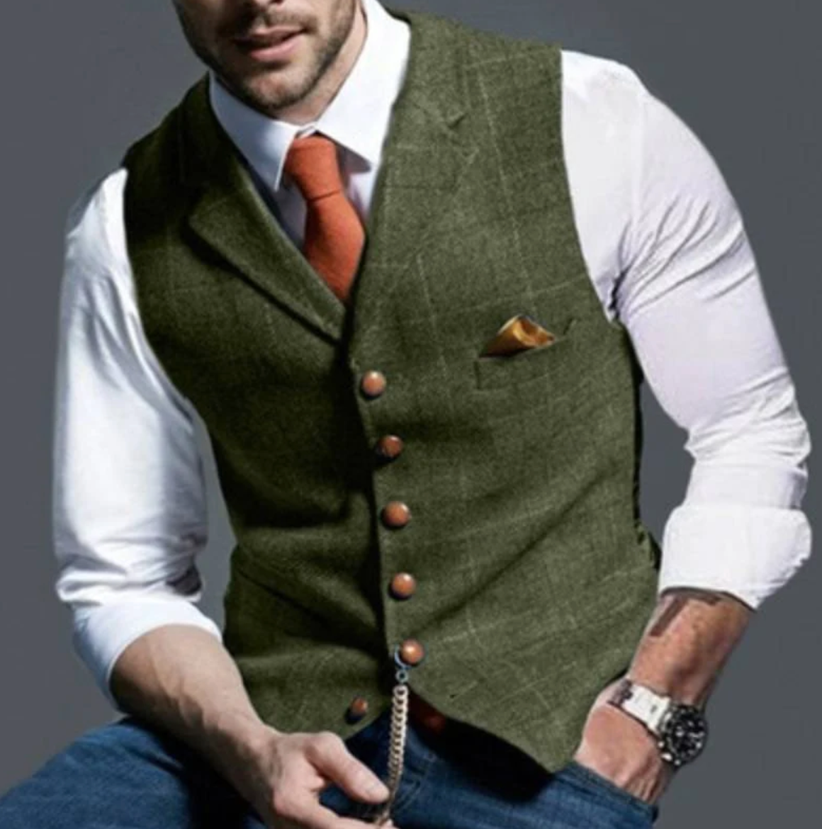 Elysium | Men's Classic Waistcoat | Stylish, Tailored Fit, Timeless Design