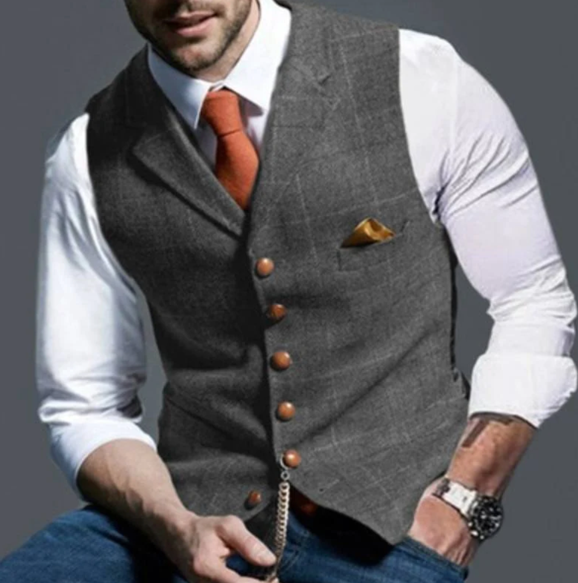 Elysium | Men's Classic Waistcoat | Stylish, Tailored Fit, Timeless Design