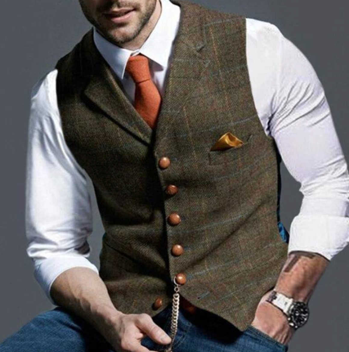 Elysium | Men's Classic Waistcoat | Stylish, Tailored Fit, Timeless Design