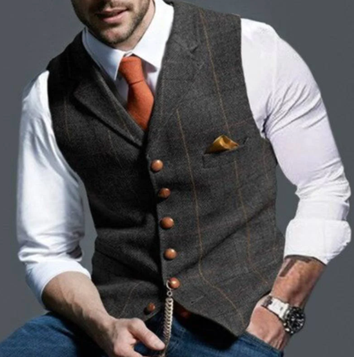 Elysium | Men's Classic Waistcoat | Stylish, Tailored Fit, Timeless Design