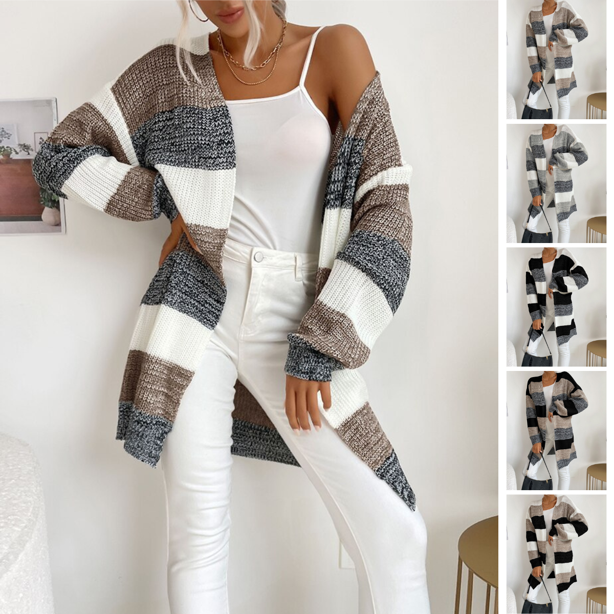 Lysander | Women's Knitted Cardigan | Long Sleeve, Soft, Stylish Design