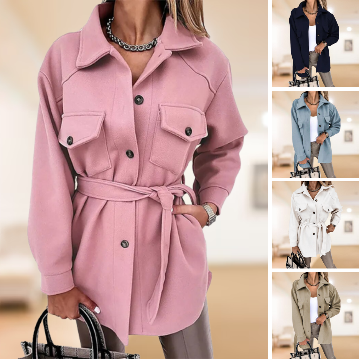 Lyndon | Women's Classic Trench Coat | Stylish, Warm, and Versatile