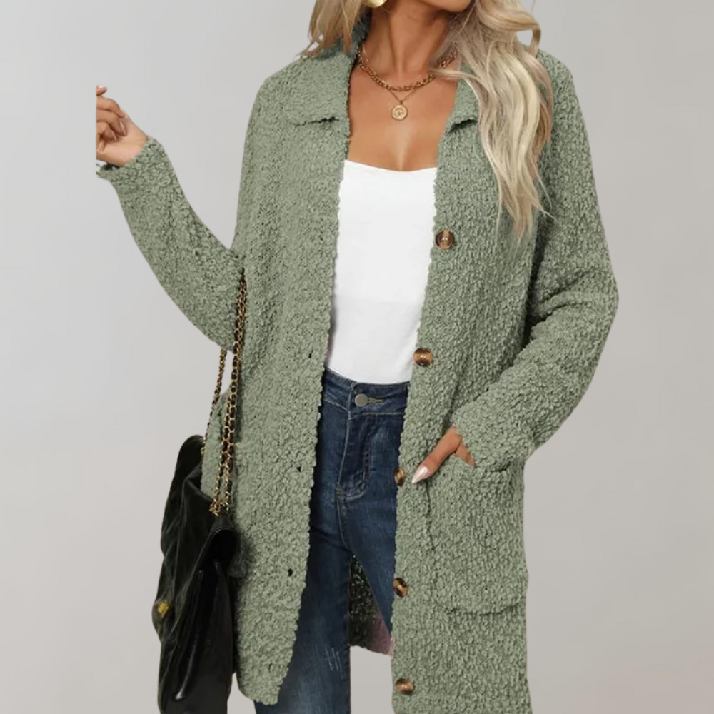 Lunara | Women's Long Knitted Cardigan | Cozy, Stylish, Versatile Wear