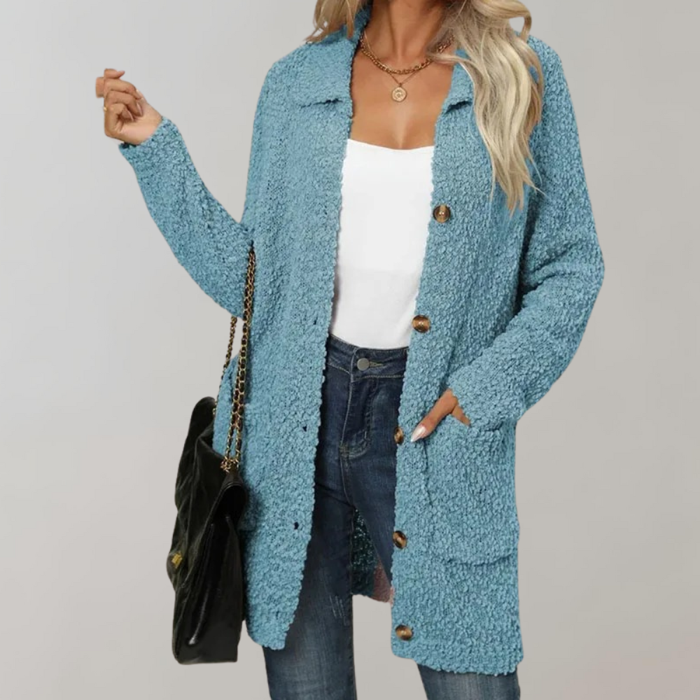 Lunara | Women's Long Knitted Cardigan | Cozy, Stylish, Versatile Wear