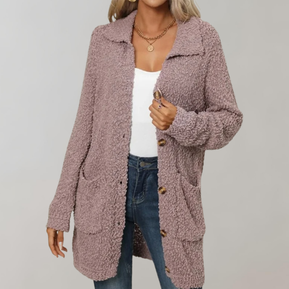 Lunara | Women's Long Knitted Cardigan | Cozy, Stylish, Versatile Wear