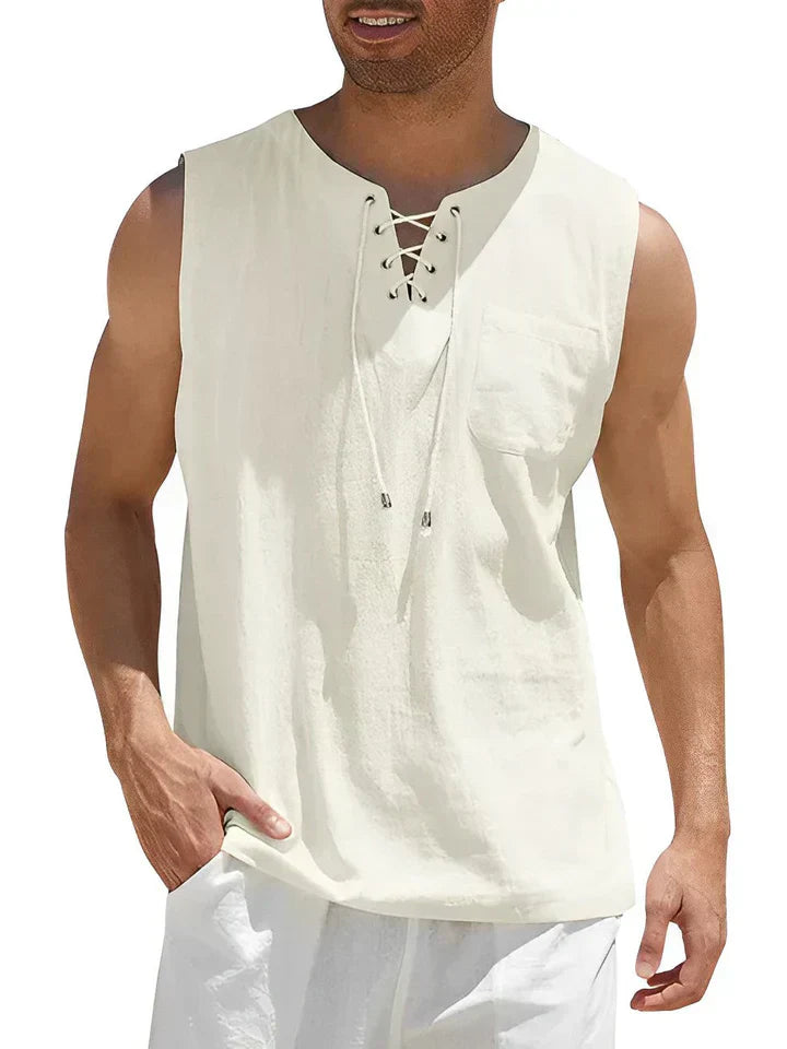 Lyndon | Stylish Men's Summer Vest Top | Lightweight, Breathable, Comfortable