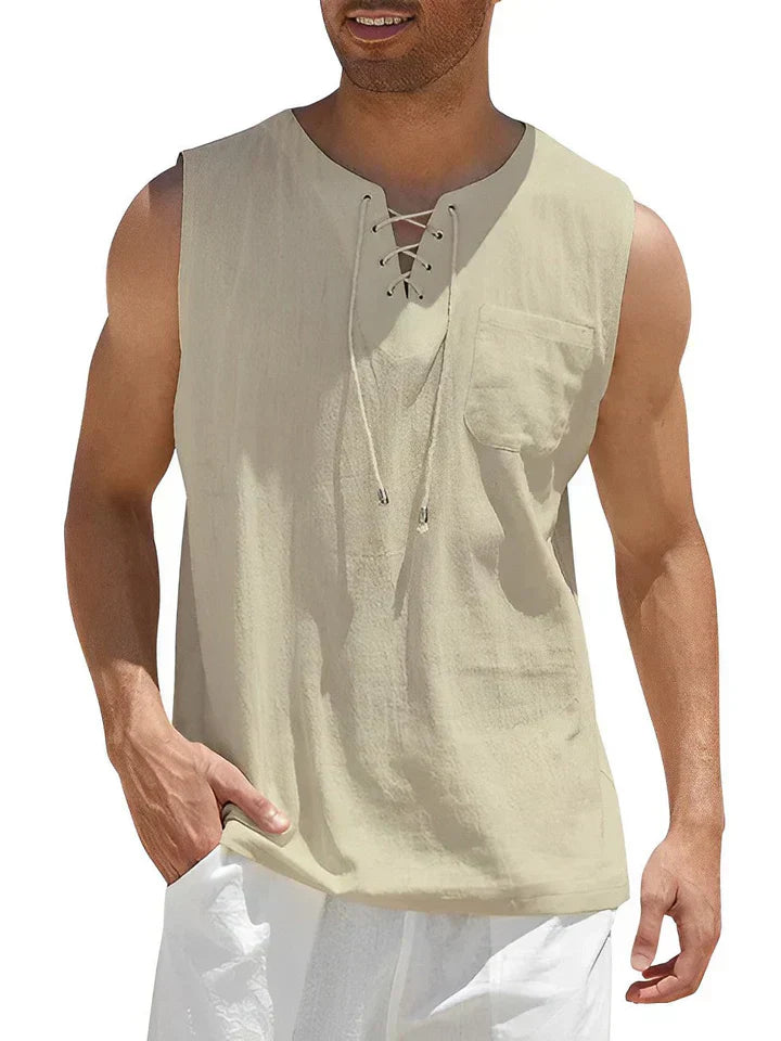 Lyndon | Stylish Men's Summer Vest Top | Lightweight, Breathable, Comfortable